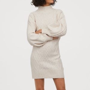 H&M UK Cable Knit Dress XS